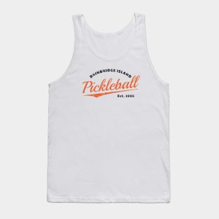 Retro Pickleball Bainbridge Island Est 1965 Tank Top